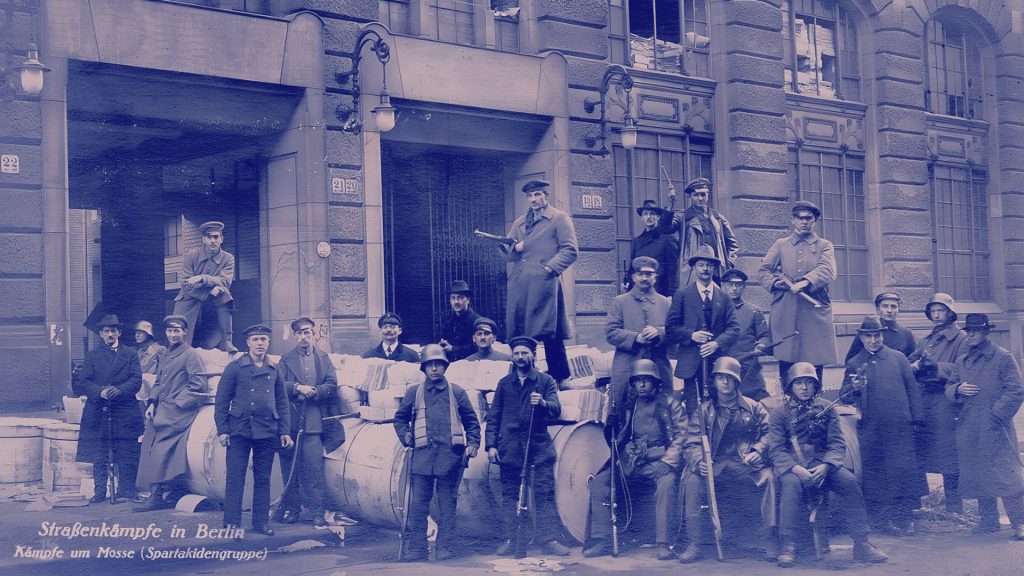 Beginn des „Spartakus-Aufstands“