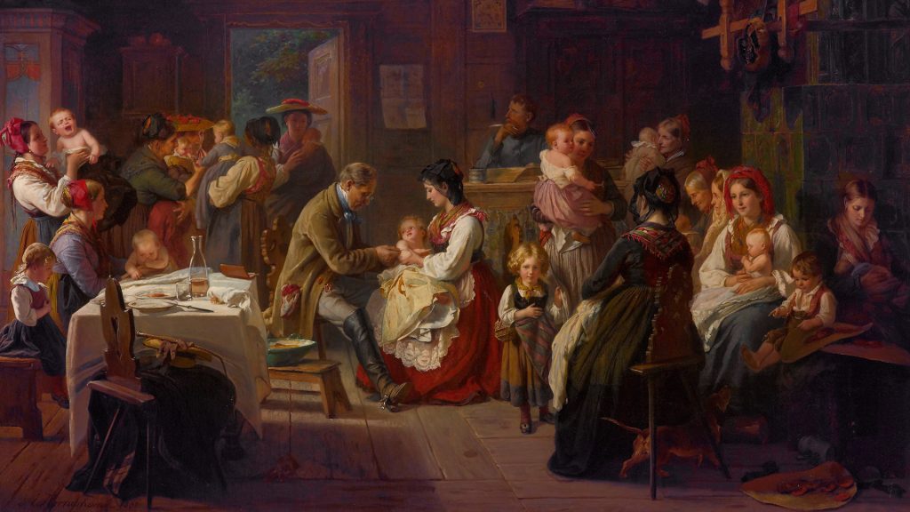 Erste gesamtdeutsche Pflichtimpfung