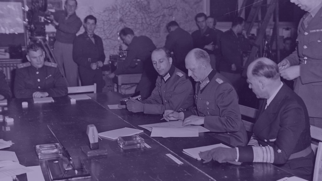 Bedingungslose Kapitulation der deutschen Wehrmacht