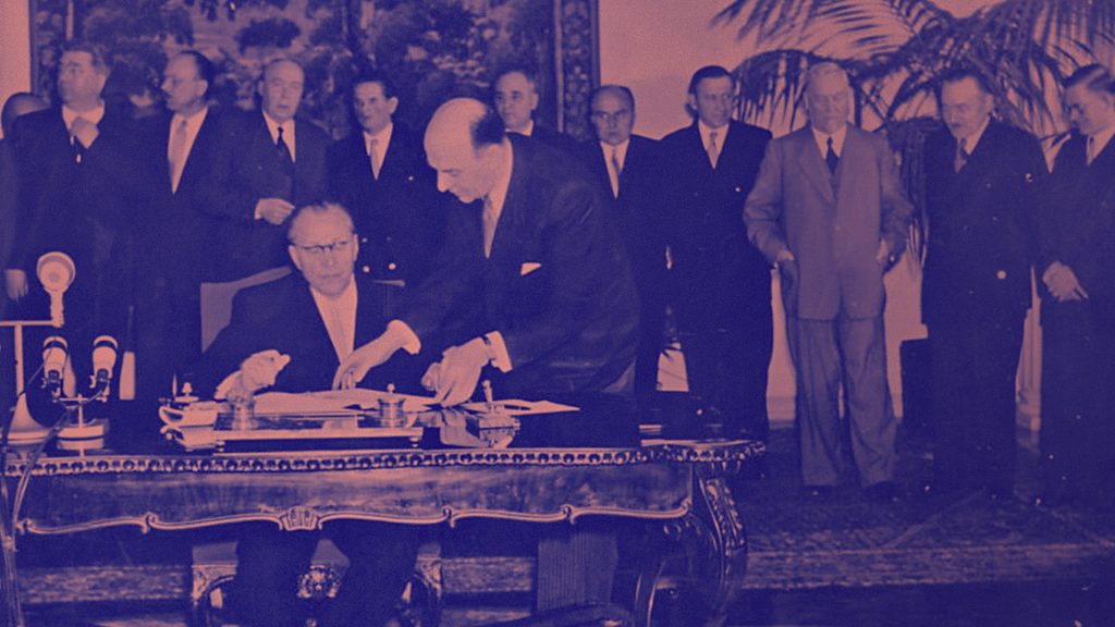 Die DDR unterzeichnet den Warschauer Vertrag