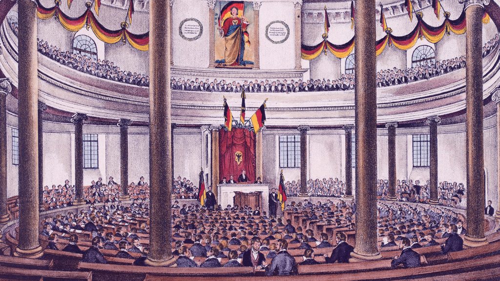 Das Paulskirchenparlament tagt