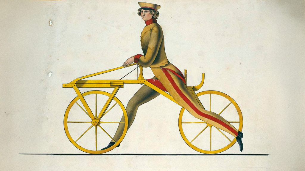 Geburtsstunde des Ur-Fahrrads