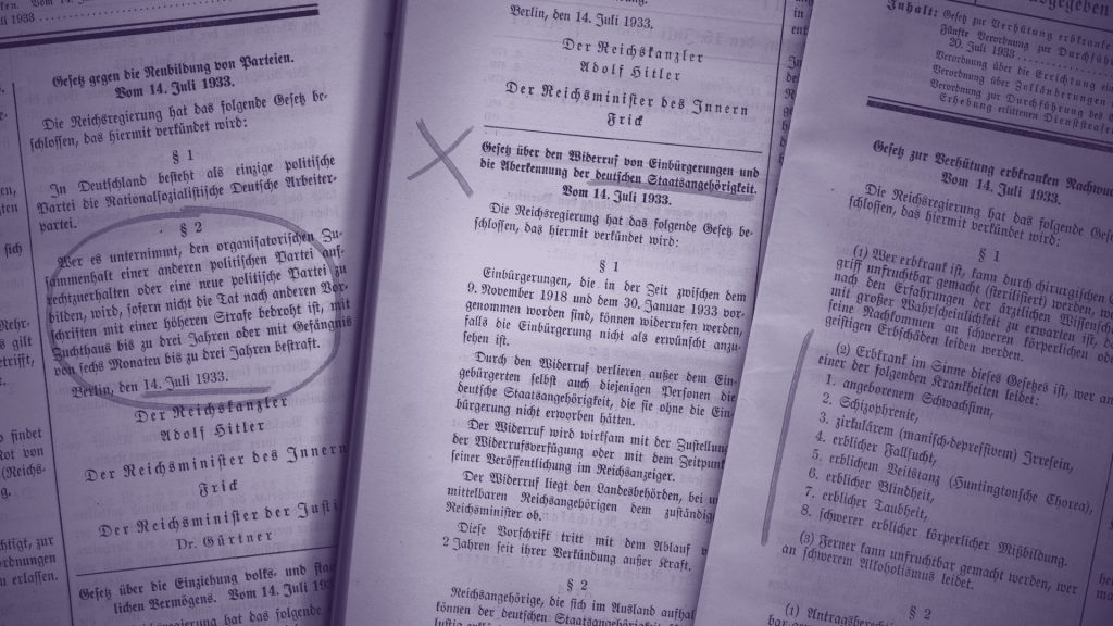 Gesetze zur Festigung des NS-Staats