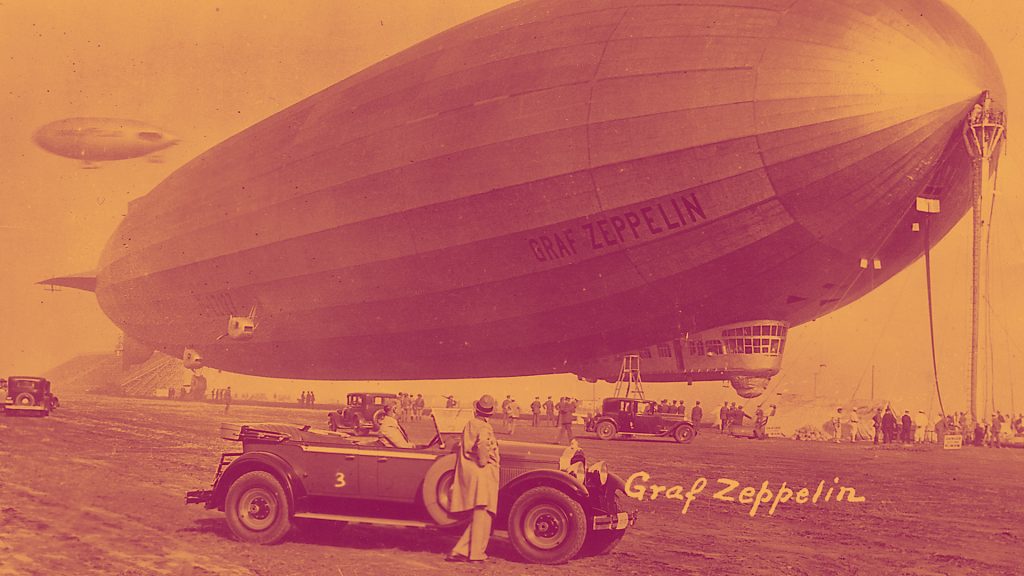 Erste Weltumrundung eines Luftschiffs