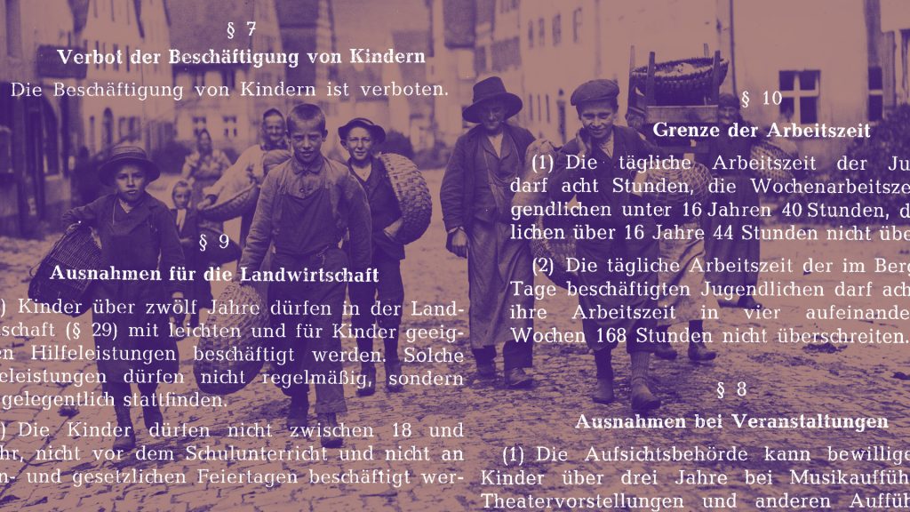 Jugendarbeitsschutzgesetz