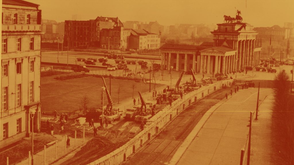 Bau der Berliner Mauer