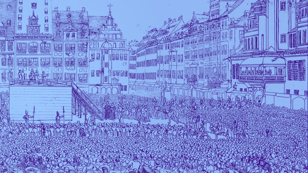 Johann Christian Woyzeck wird in Leipzig enthauptet