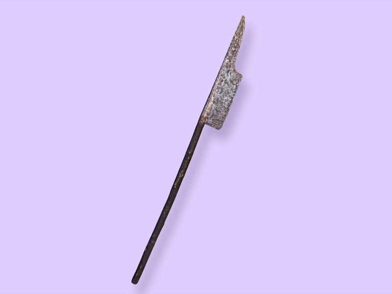 Bild einer frühen Helmbarte