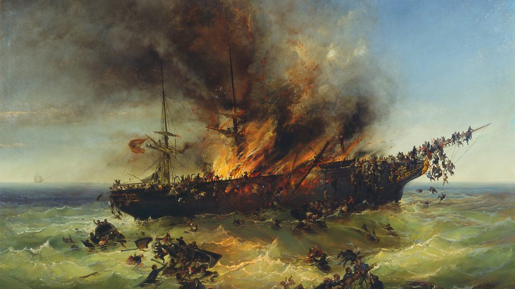 Untergang des Dampfseglers „Austria“