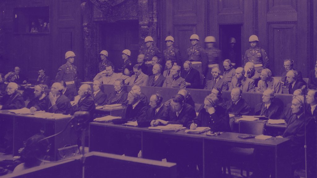 Nürnberger Prozess gegen die Hauptkriegsverbrecher