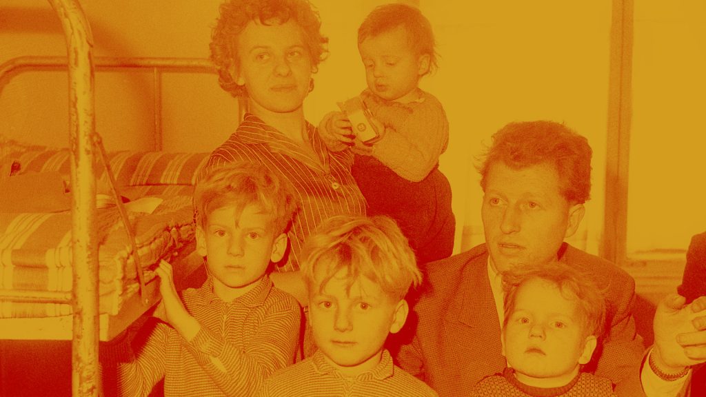 Flucht mit Lokomotive